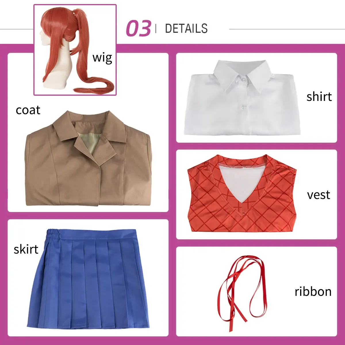 Summer Vacation Clothing Men - Fantasias de Cosplay do Anime Doki