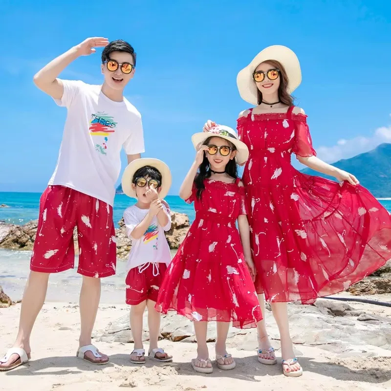 Summer Clothing Looks - Roupas combinando para a família, férias,