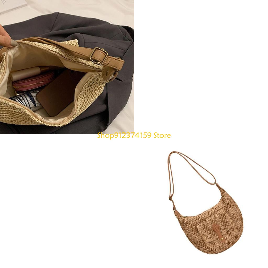 Beach Bag Straw - G5ae bolsa praia feminina palha simples