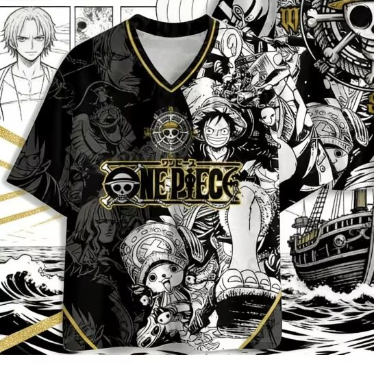 Japanese Summer Clothing Men - Camiseta 3D de Secagem Rápida One