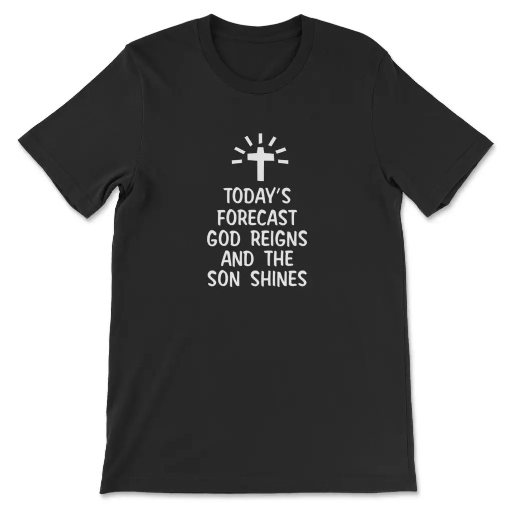 Summer Reign Clothing - Previsão de hoje God Reigns Camiseta