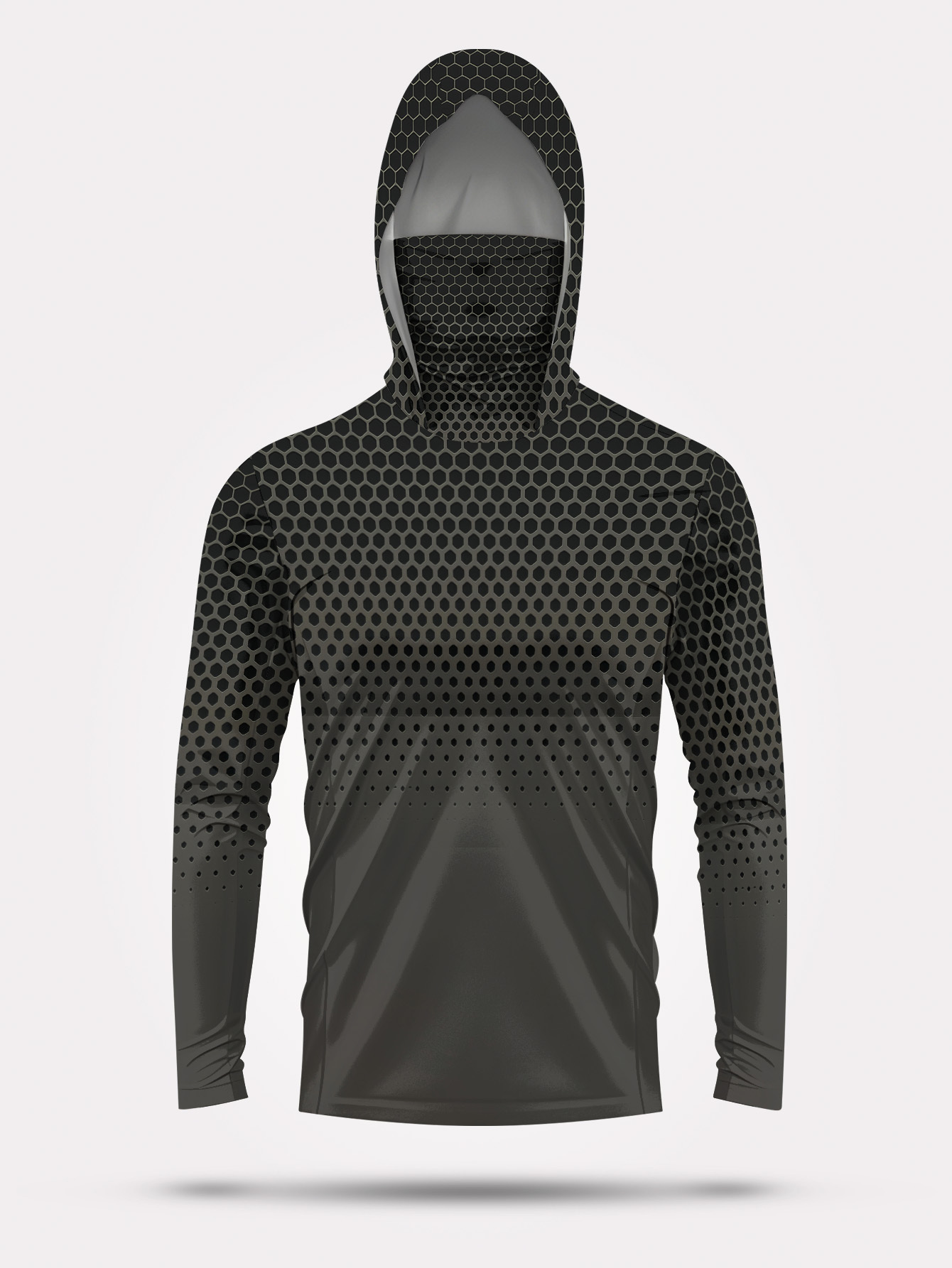 Summer Uv Clothing - Camisa de pesca masculina com capuz,