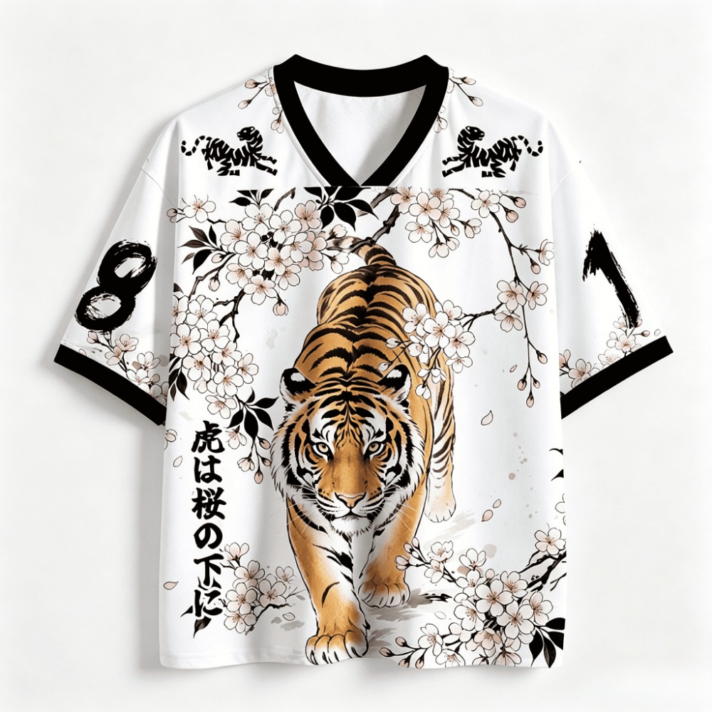 Japanese Summer Clothing Men - Camiseta Unissex de Secagem Rápida com