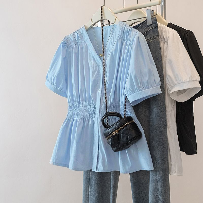 Summer Clothing For Plus Size Women - Camisa e Blusa Feminina Plus Size