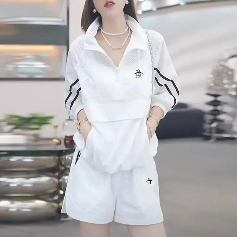 Summer Golf Clothing - Conjunto de golfe feminino, roupas de