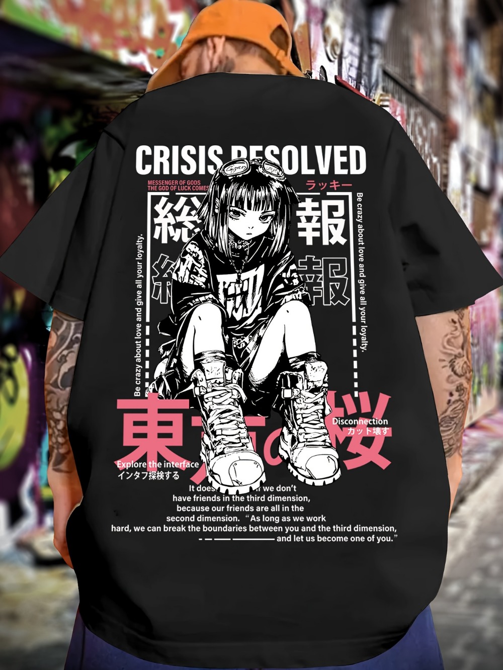 Japanese Summer Clothing Men - Camiseta Masculina de Verão com Estampa