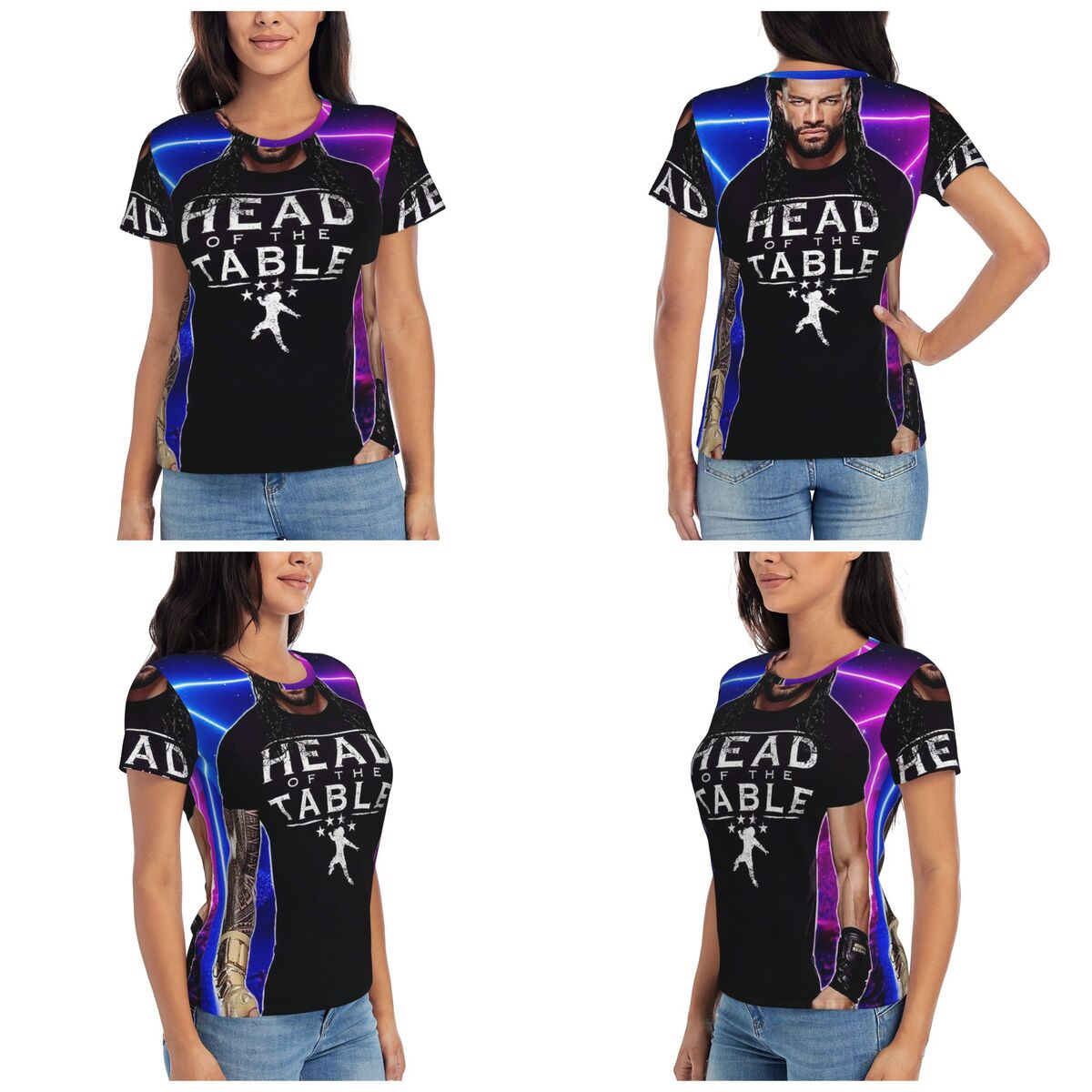 Summer Reign Clothing - Camiseta de Luta Livre Roman Reigns