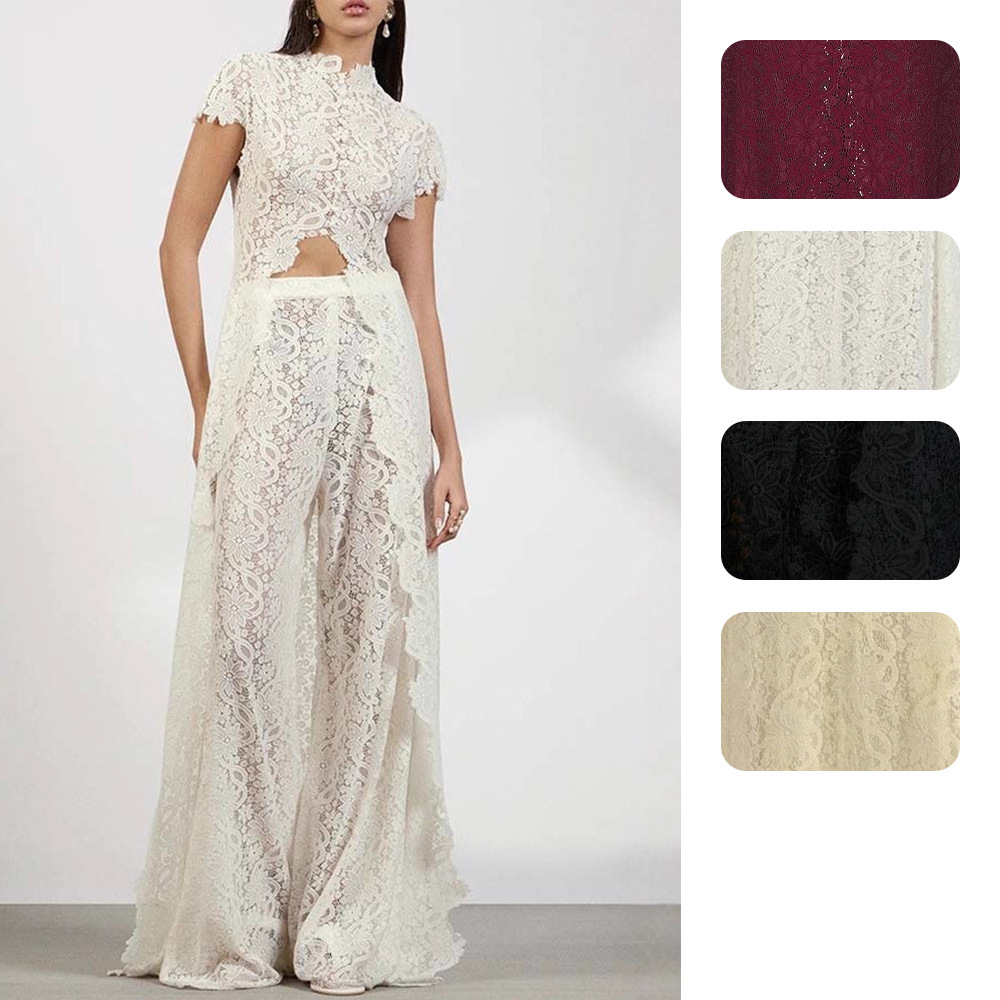 Palazzo Pant Wide - Conjunto Feminino de 2 Peças em