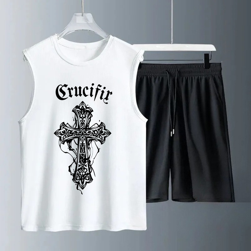 Summer Clothing Us - Conjuntos de Regatas Masculinas Verão 2026,