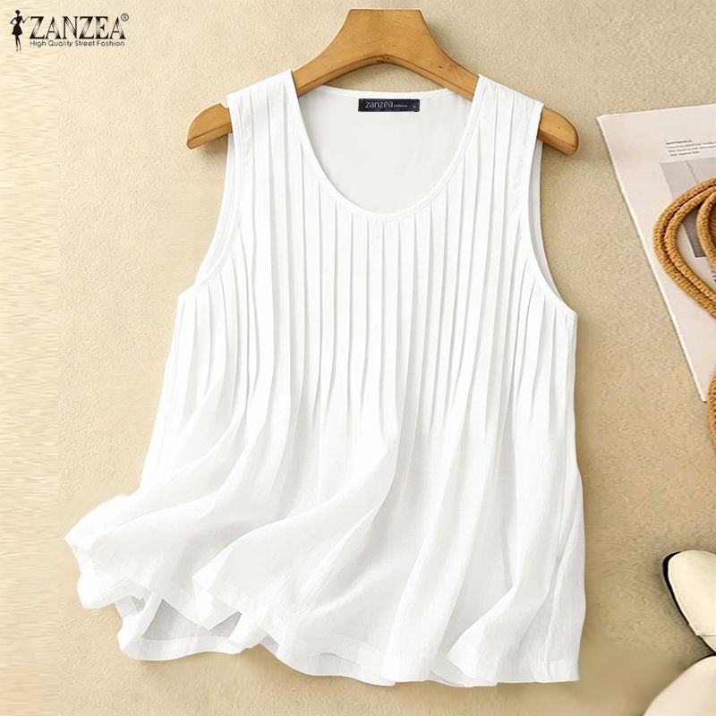 Summer Clothing For Plus Size Women - ZANZEA Blusa Feminina de Verão com