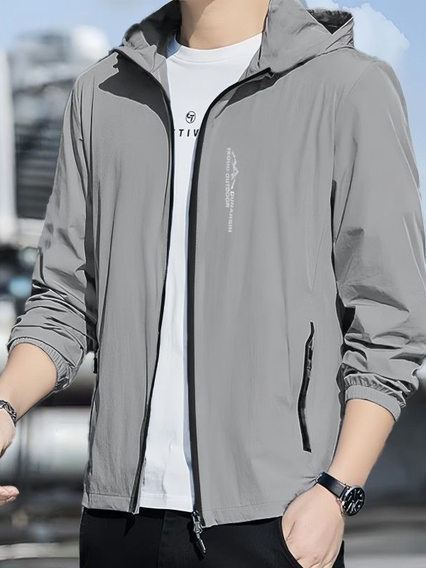 Summer Uv Clothing - Jaqueta Masculina de Proteção Solar UV