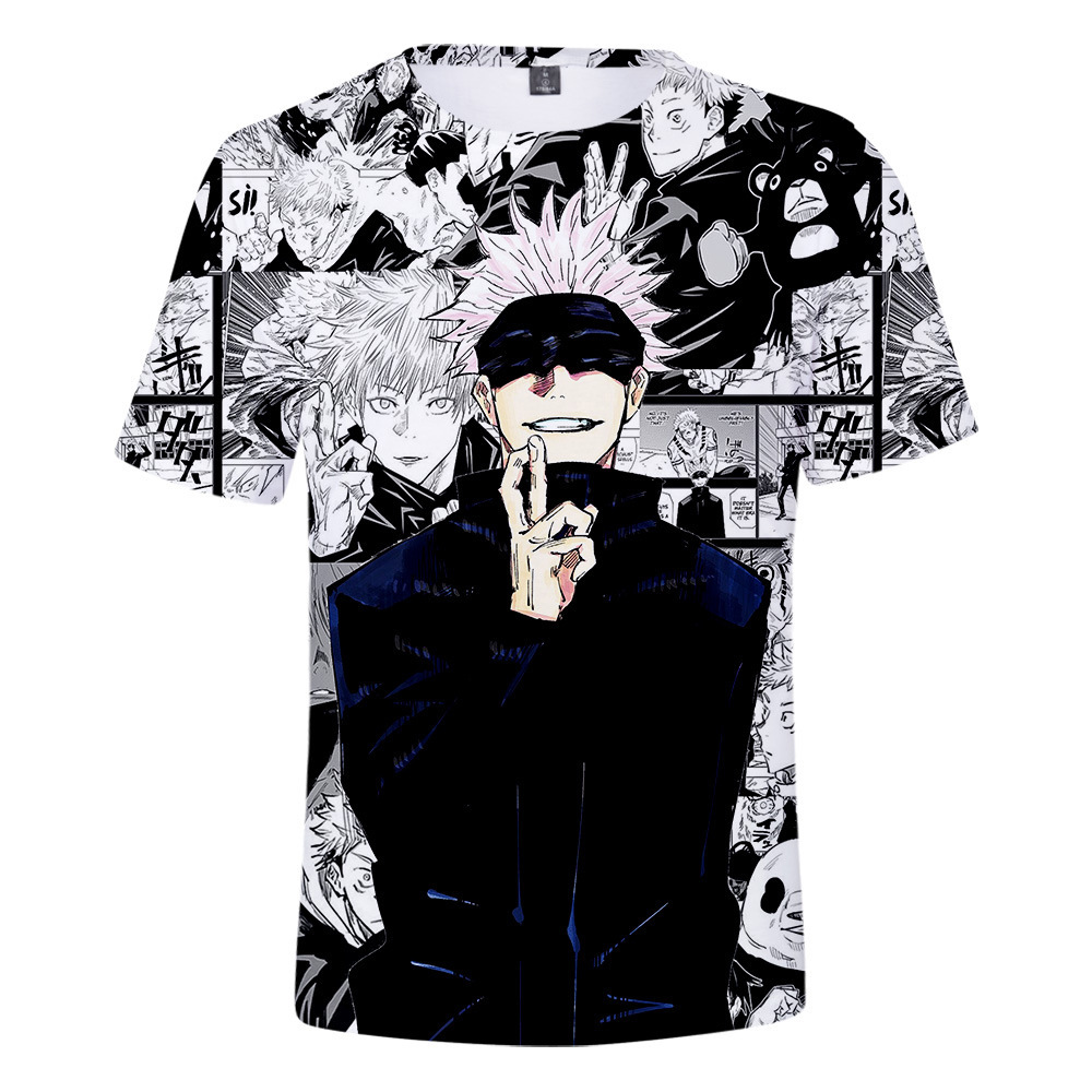 Japanese Summer Clothing Men - Crianças e homens verão t camisas