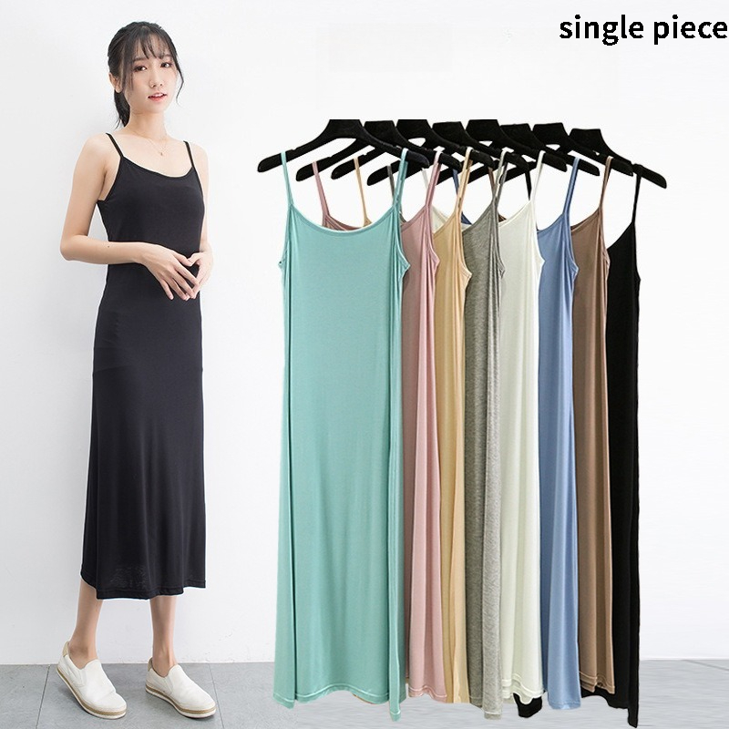 Summer Clothing Elegant - Vestido Camisola Modal para Mulheres, Roupa