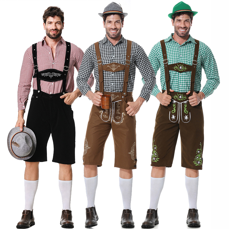 Summer Vacation Clothing Men - Guy oktoberfest tradicional lederhosen traje pubs