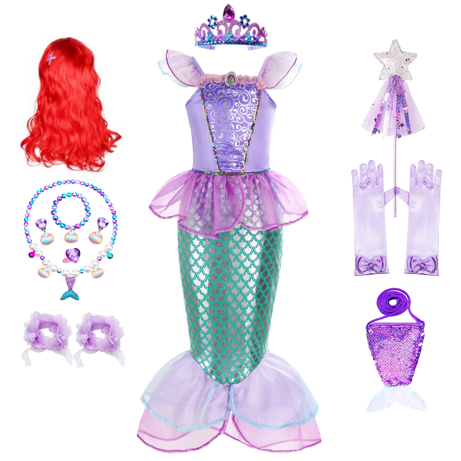 Summer Clothing For Kids Girls - Mermaid Halloween Costume for Girls, Kids
