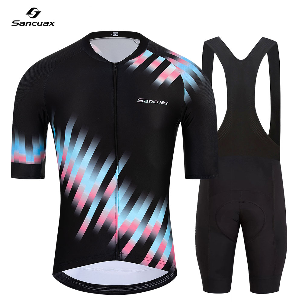 Summer Uv Clothing - Conjunto de Camisa de Ciclismo Masculina