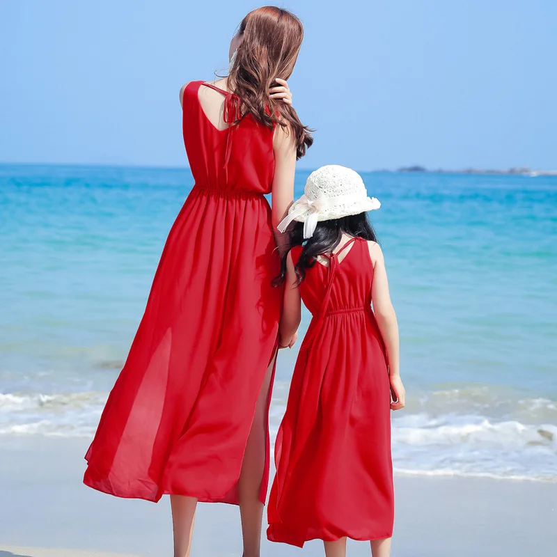 Mãe e menina bebê férias olhar - Summer Clothing Looks avaliação e preço