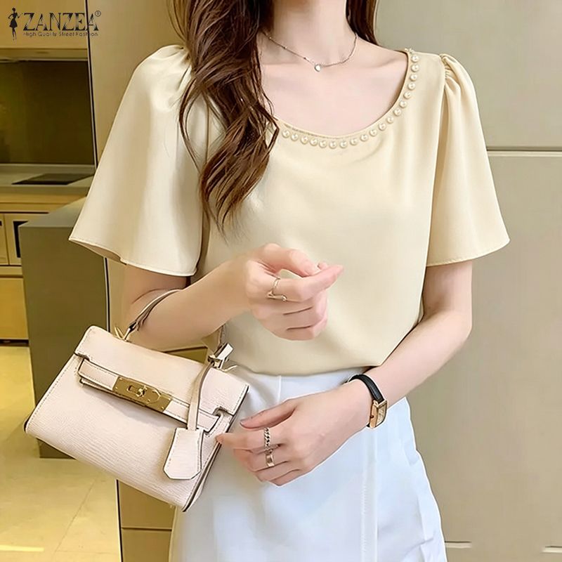 ZANZEA Blusas femininas elegan - Summer De Clothing avaliação e preço