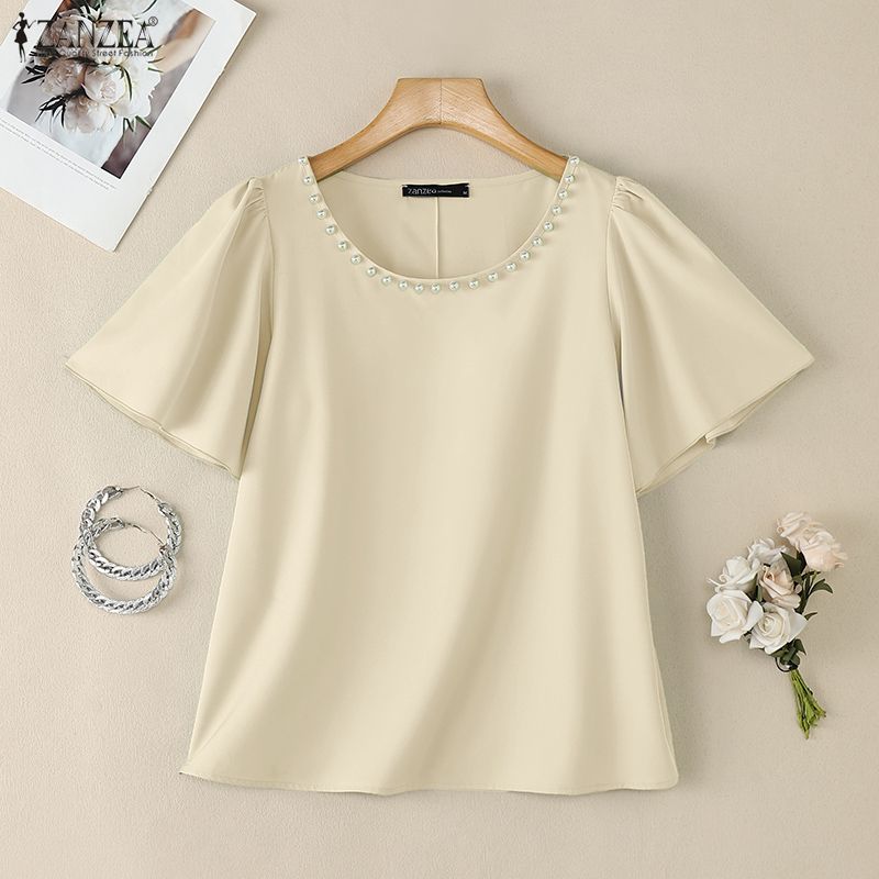 ZANZEA Blusas femininas elegan - Summer De Clothing avaliação e preço
