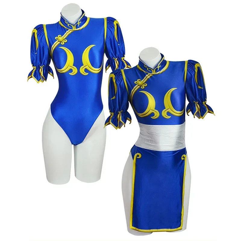Fantasia Cosplay Chun Li 2026: - Summer Vacation Clothing Men avaliação e preço