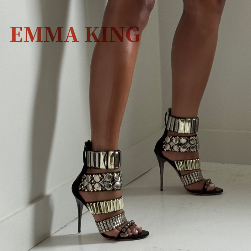 Preto embelezado tornozelo cin - Summer Clothing Elegant avaliação e preço