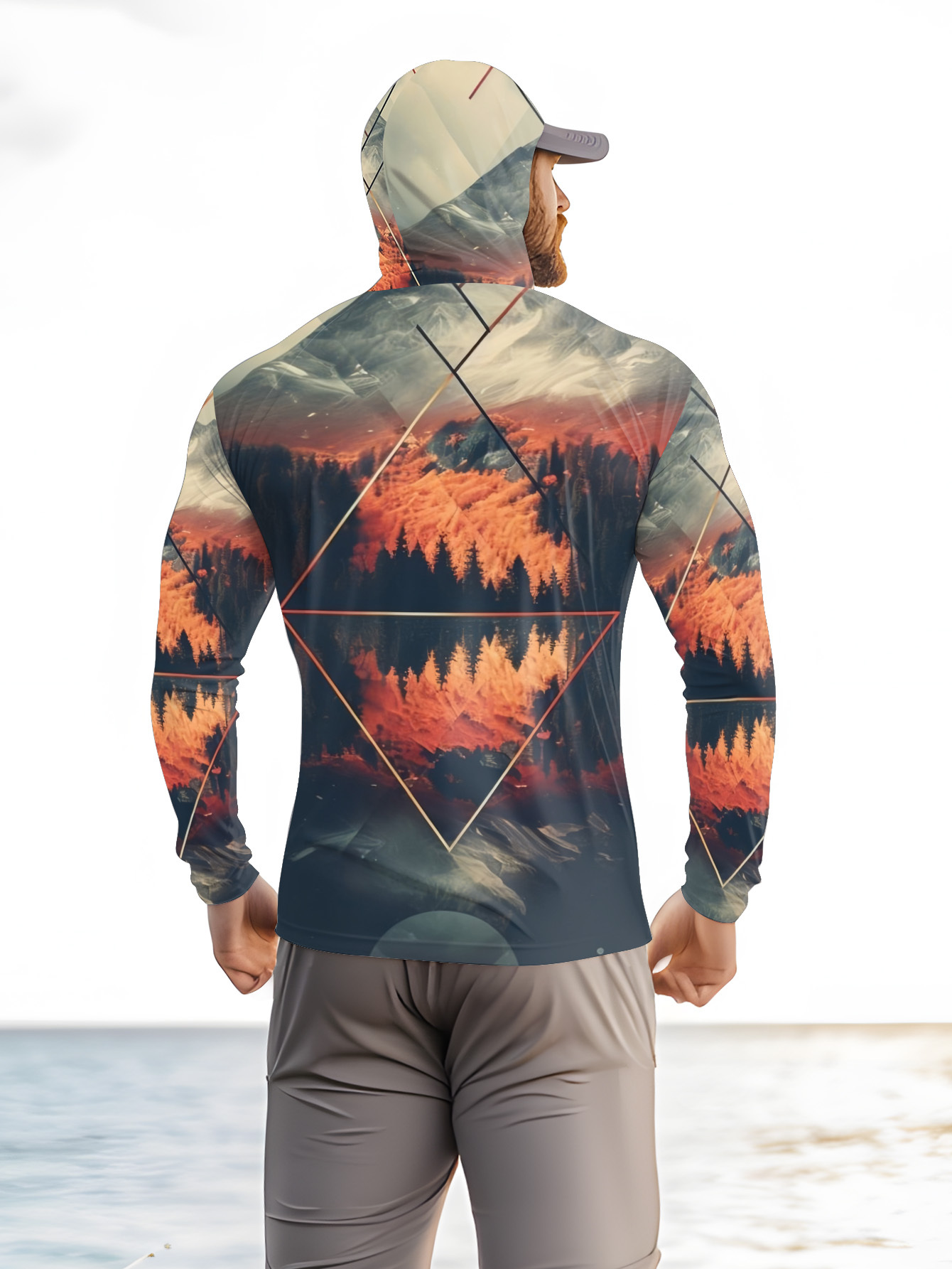 Camiseta de Pesca Masculina pa - Summer Clothing Line avaliação e preço