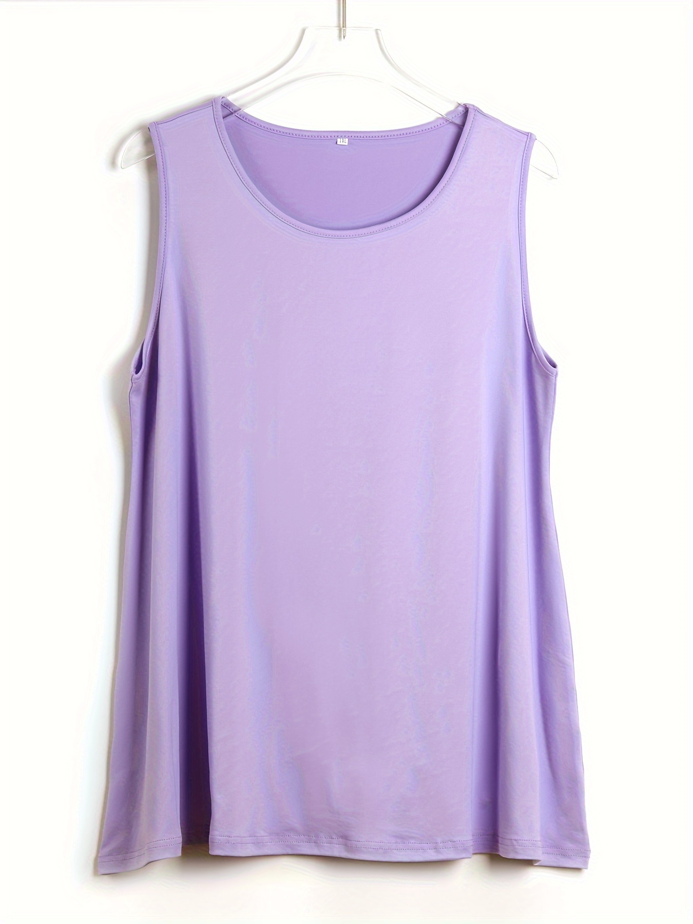 Plus size simples sólido regat - Summer Clothing For Plus Size Women avaliação e preço