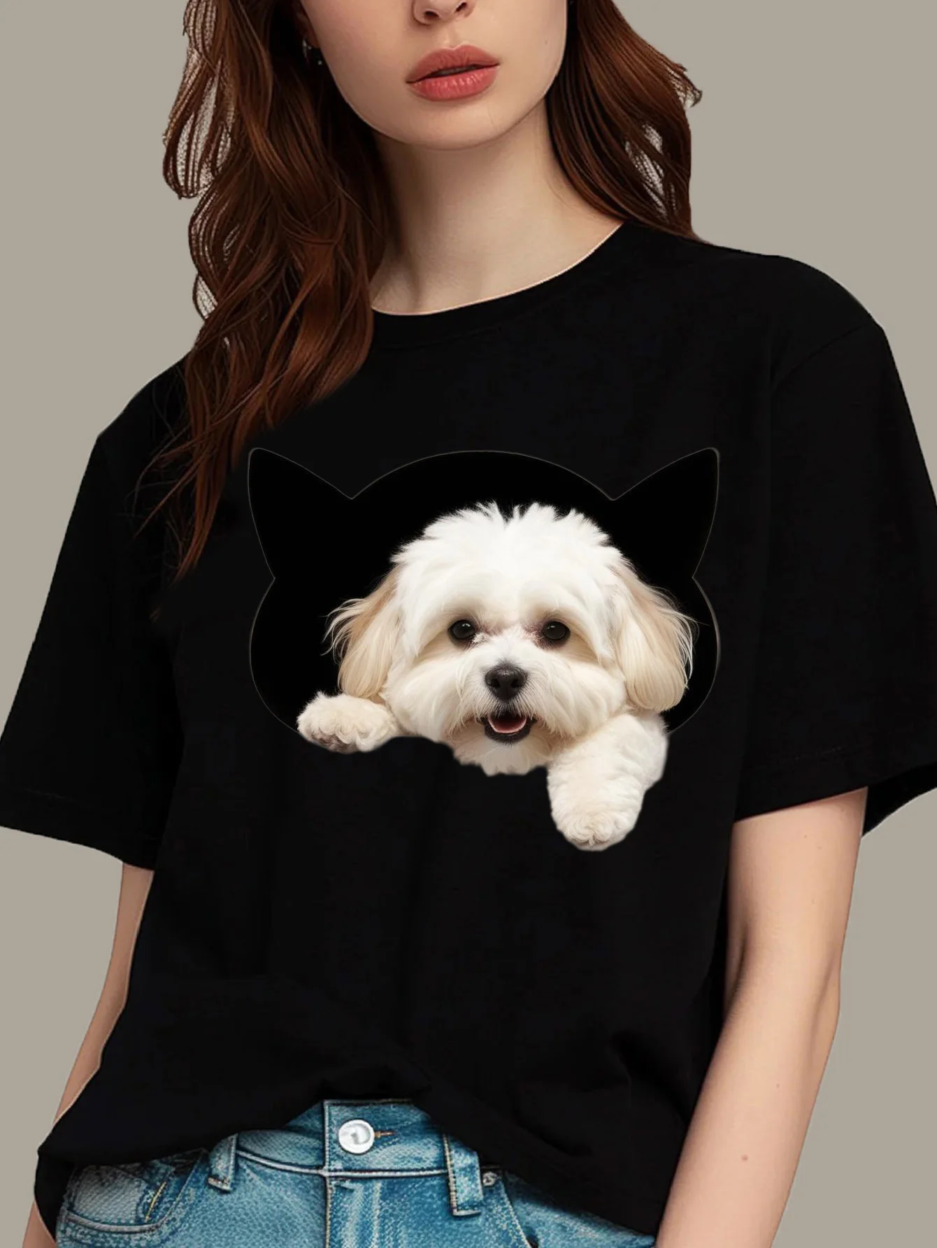 Camiseta feminina divertida e  - Summer Clothing Looks avaliação e preço