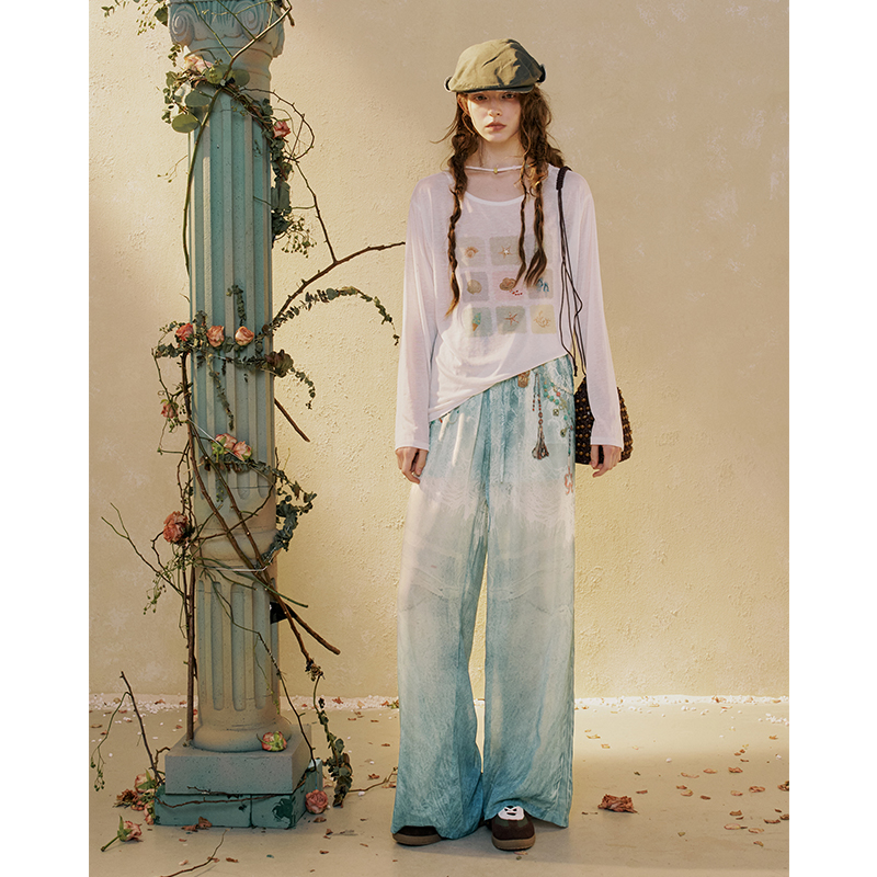 Calças femininas ELFSACK multi - Palazzo Pant Wide avaliação e preço