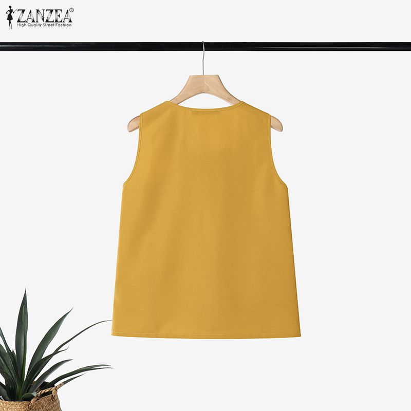 ZANZEA Blusa Feminina Plus Siz - Summer Clothing For Plus Size Women avaliação e preço