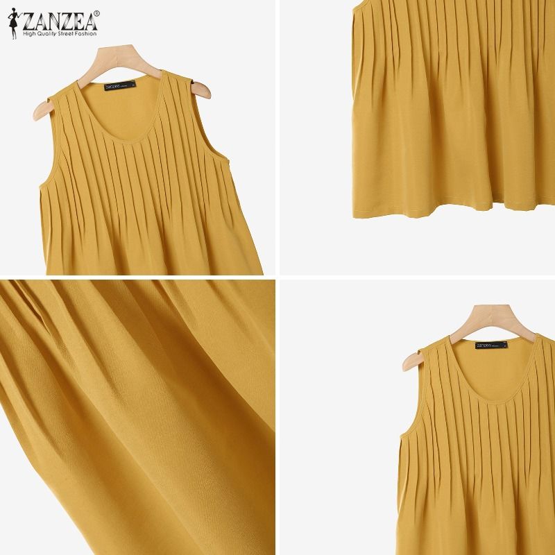 ZANZEA Blusa Feminina Plus Siz - Summer Clothing For Plus Size Women avaliação e preço