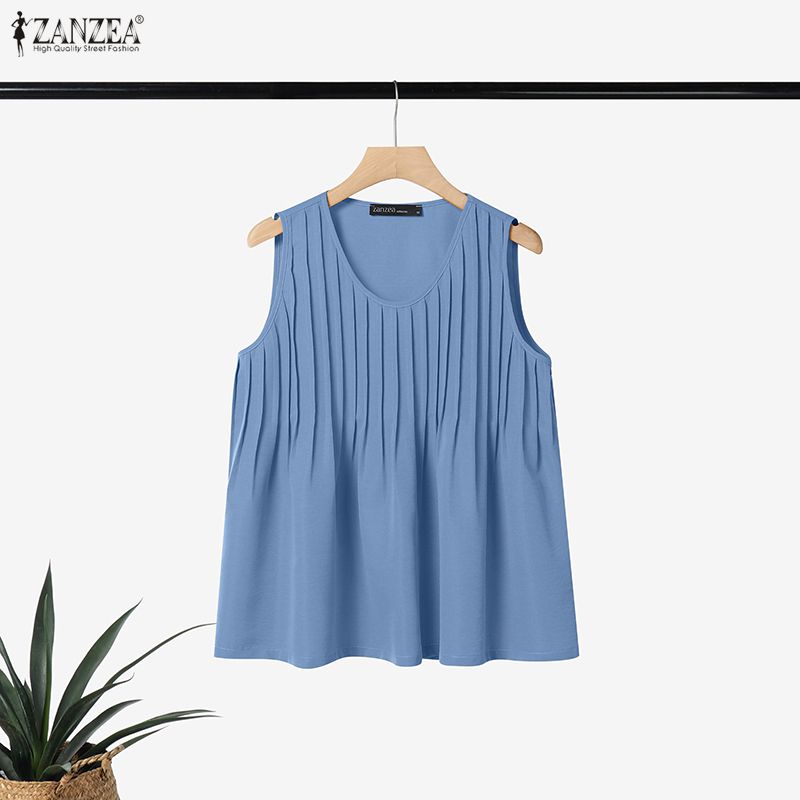 ZANZEA Blusa Feminina Plus Siz - Summer Clothing For Plus Size Women avaliação e preço