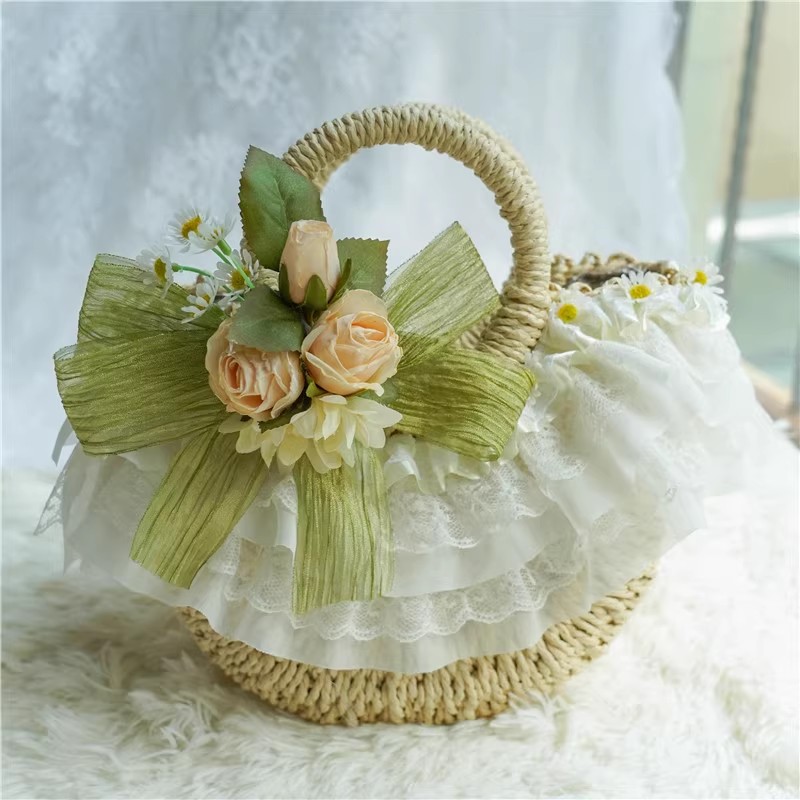 Bolsa de palha de renda Lolita - Beach Bag Straw avaliação e preço