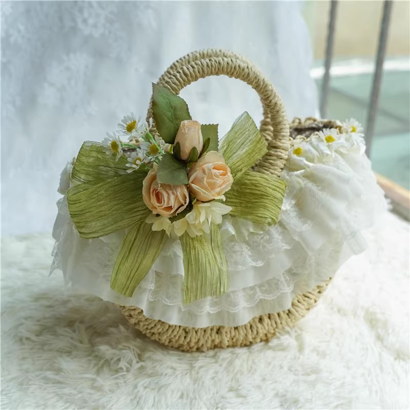 Bolsa de palha de renda Lolita - Beach Bag Straw avaliação e preço
