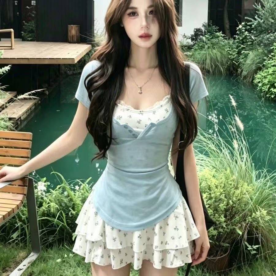 Conjunto de 2 Peças Estilo Lol - Summer Clothing Y2K avaliação e preço