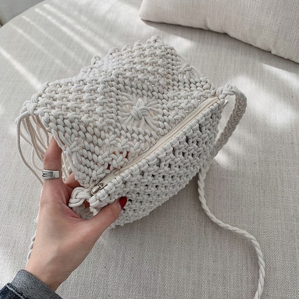 Bolsa de Palha Trançada Estilo - Beach Bag Straw avaliação e preço