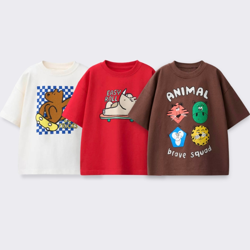 Camiseta estampada de desenho  - Summer Clothing Baby Girl avaliação e preço