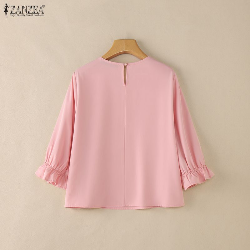 ZANZEA Blusas femininas minima - Summer De Clothing avaliação e preço