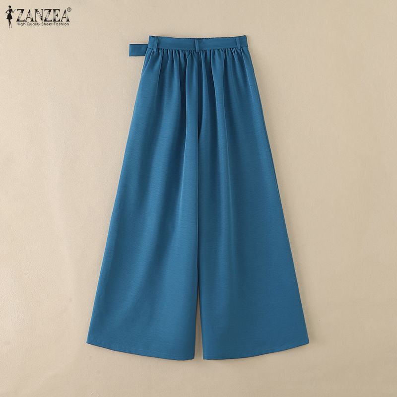Calças Femininas Plus Size 5XL - Palazzo Pant Wide avaliação e preço