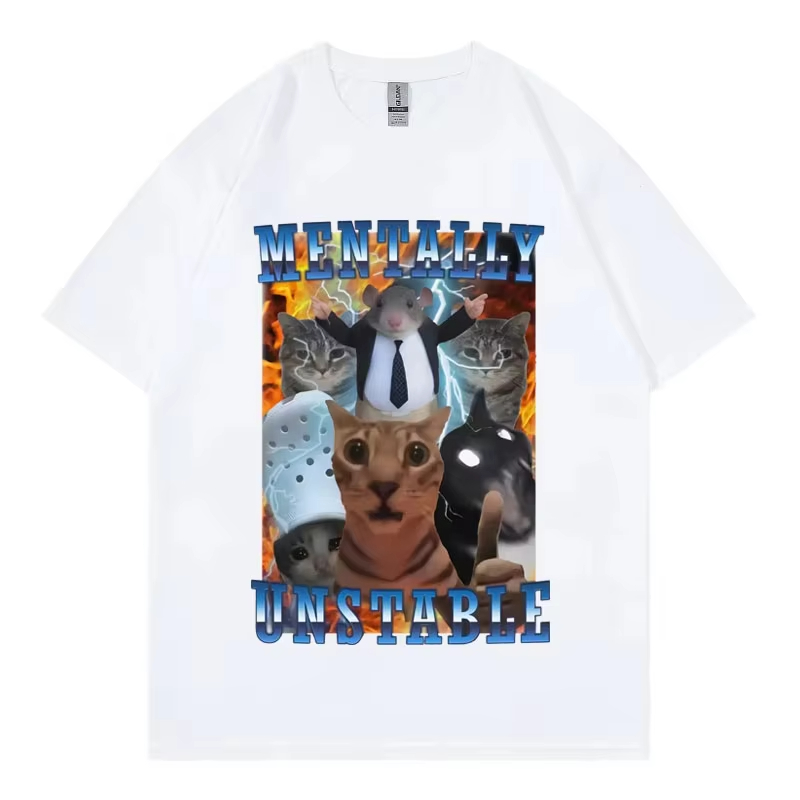 Camiseta Vintage com Meme Engr - Summer Clothing Y2K avaliação e preço