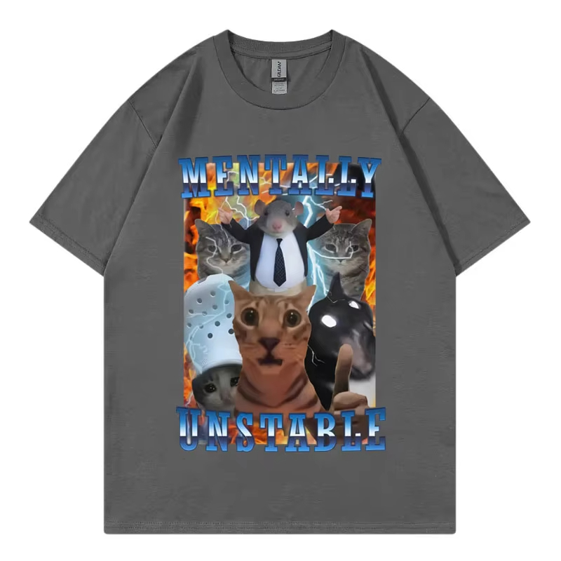 Camiseta Vintage com Meme Engr - Summer Clothing Y2K avaliação e preço