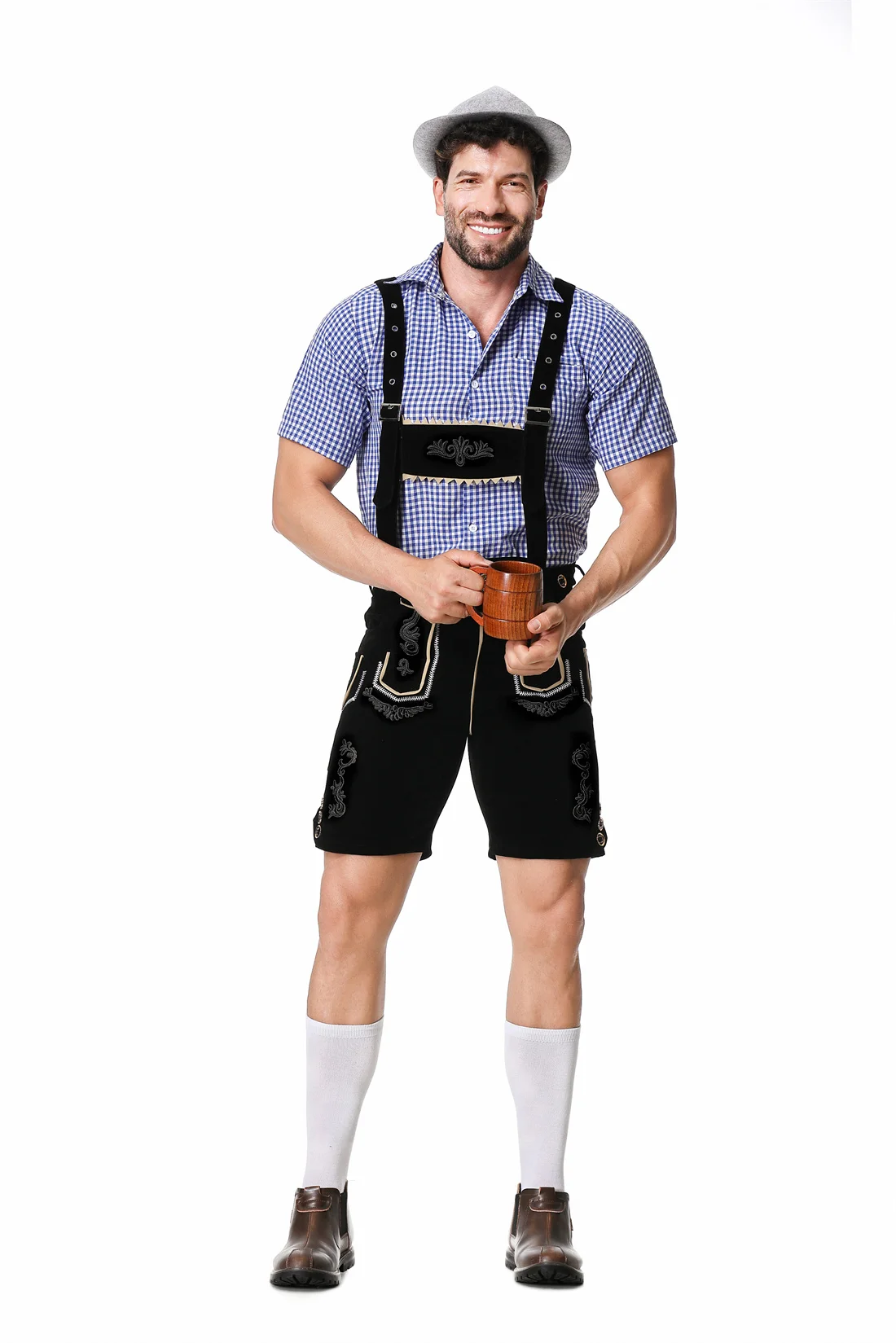 Masculino alemão oktoberfest l - Summer Vacation Clothing Men avaliação e preço
