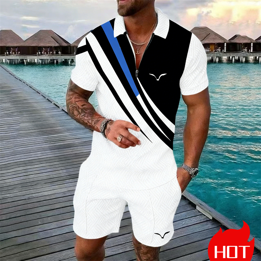 Conjunto de verão com listras  - Summer Clothing Y2K avaliação e preço