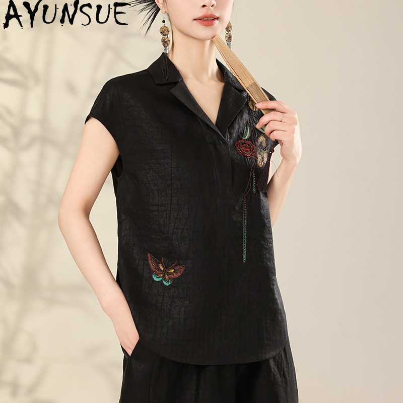 AYUNSUE Blusas Femininas de Se - Summer De Clothing avaliação e preço