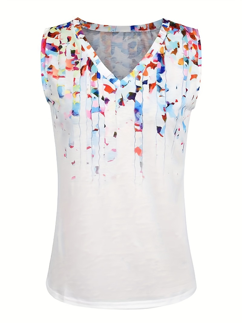 Flor com decote em v feminino  - Summer Clothing For Plus Size Women avaliação e preço