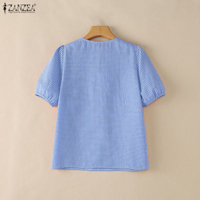 ZANZEA Blusas femininas vintag - Summer De Clothing avaliação e preço