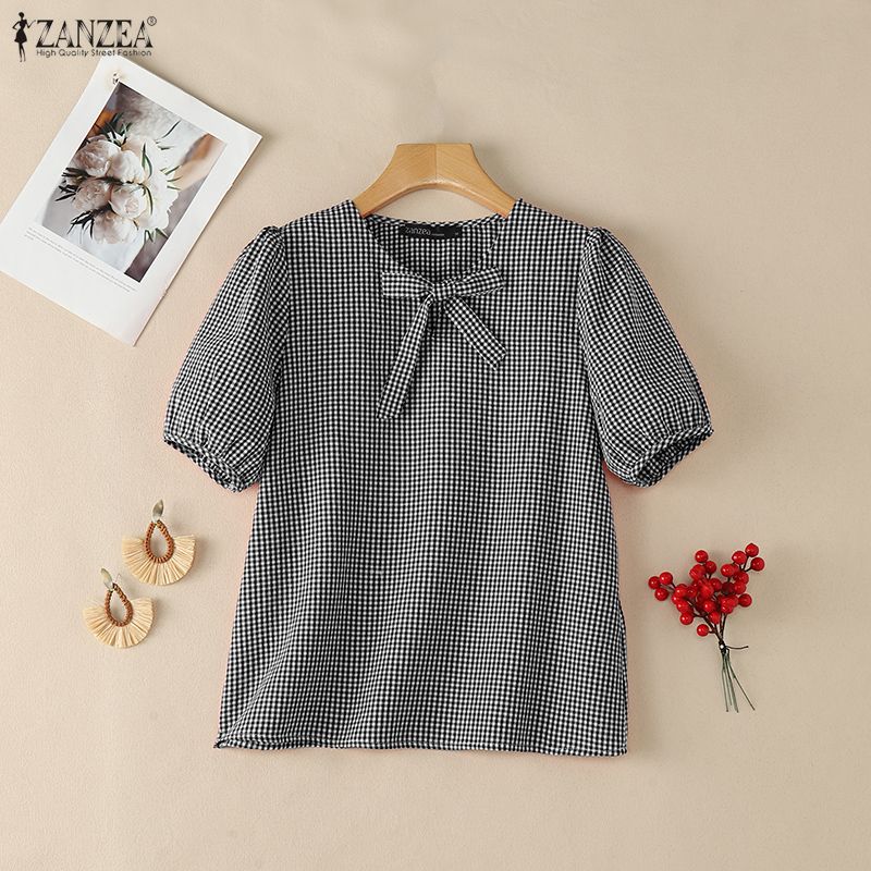 ZANZEA Blusas femininas vintag - Summer De Clothing avaliação e preço