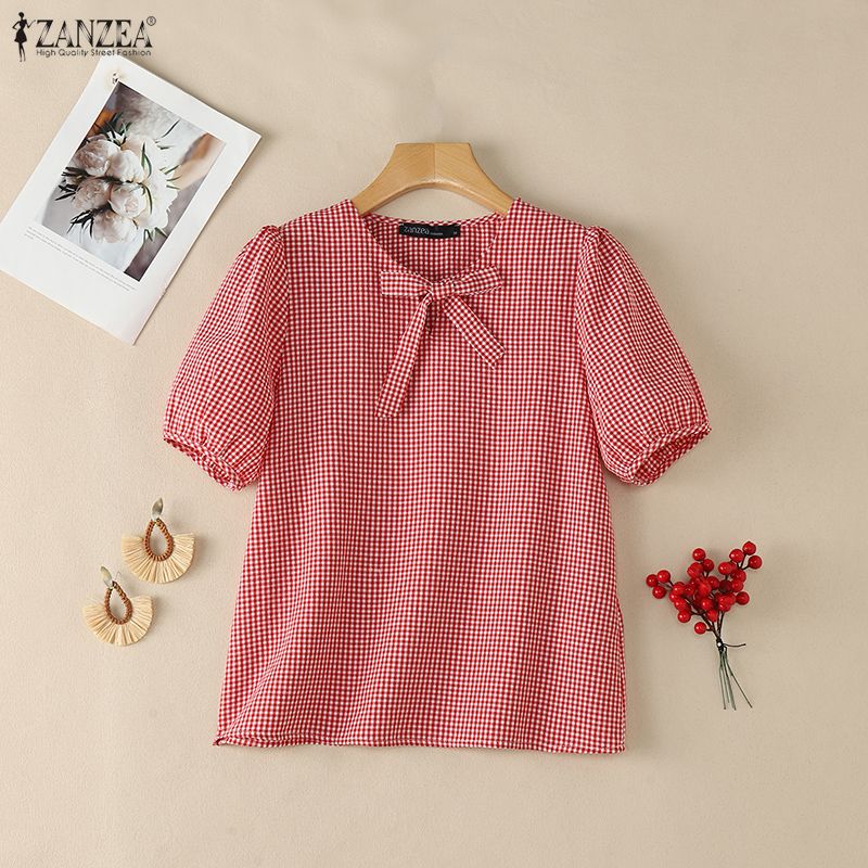 ZANZEA Blusas femininas vintag - Summer De Clothing avaliação e preço