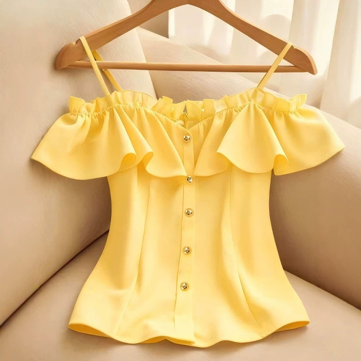 Blusa Feminina Elegante Corean - Summer Clothing Looks avaliação e preço