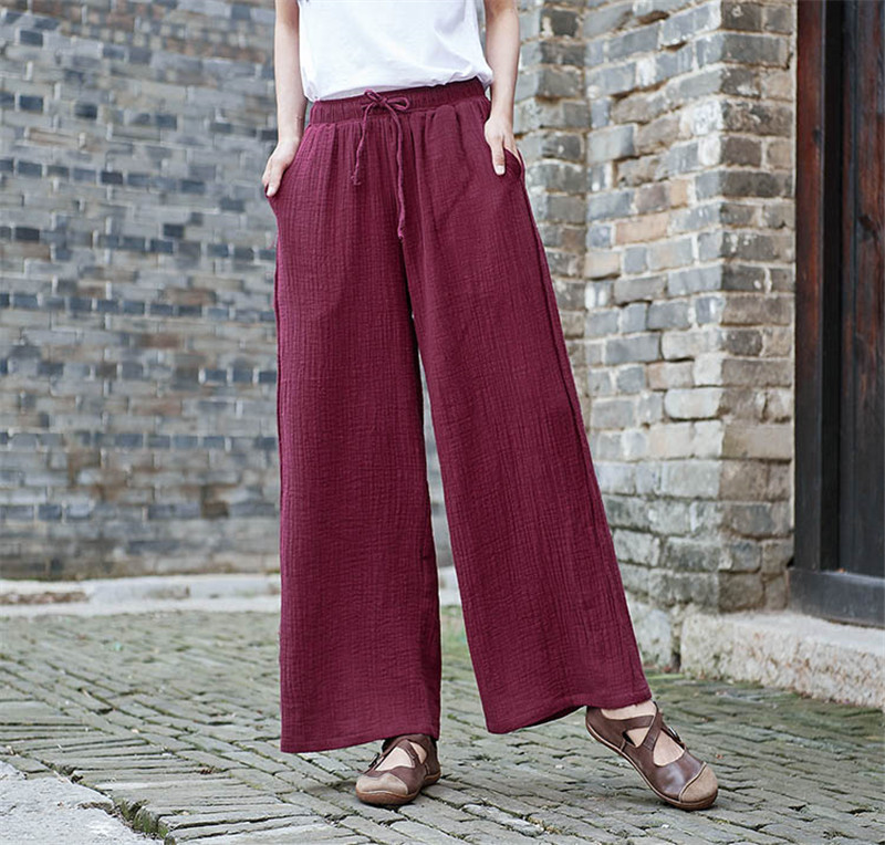 Moda rendas calças de perna la - Palazzo Pant Wide avaliação e preço